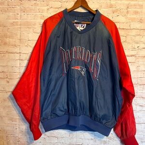 Patriots vintage 90's pullover wind-breaker size large